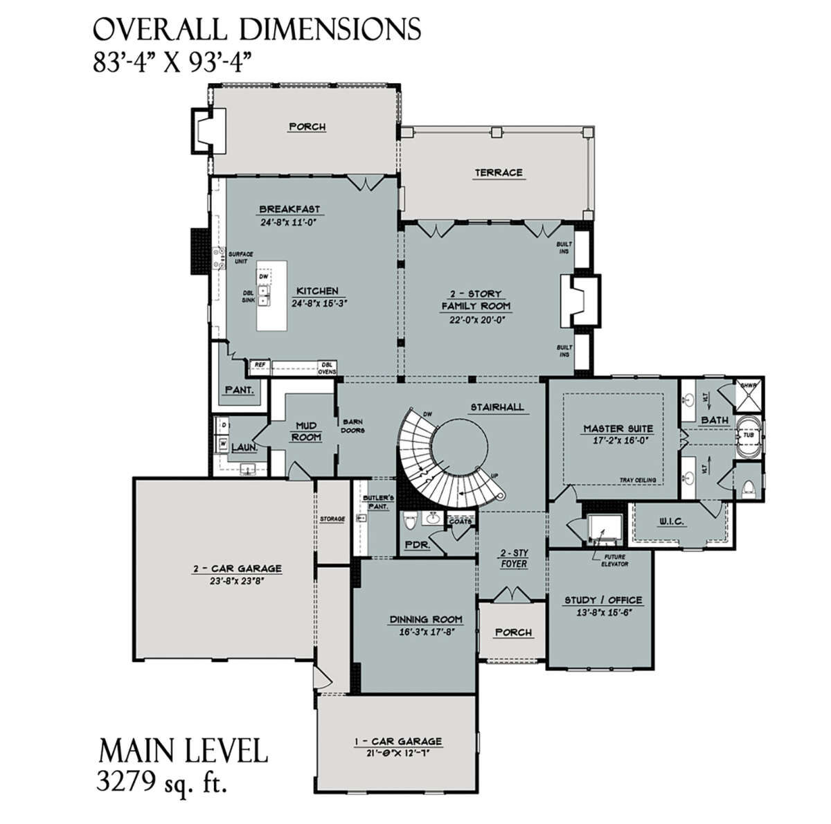 Main Floor  for House Plan #3418-00014