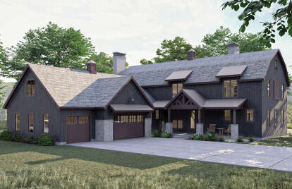 Barn House Plan #963-00652 Elevation Photo