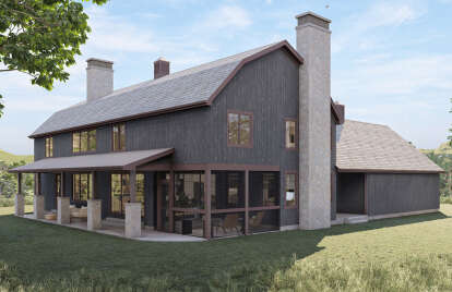 Barn House Plan #963-00652 Elevation Photo