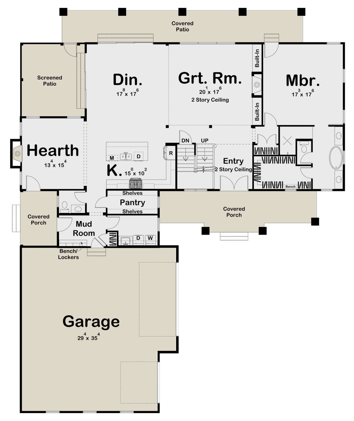 Main Floor  for House Plan #963-00652
