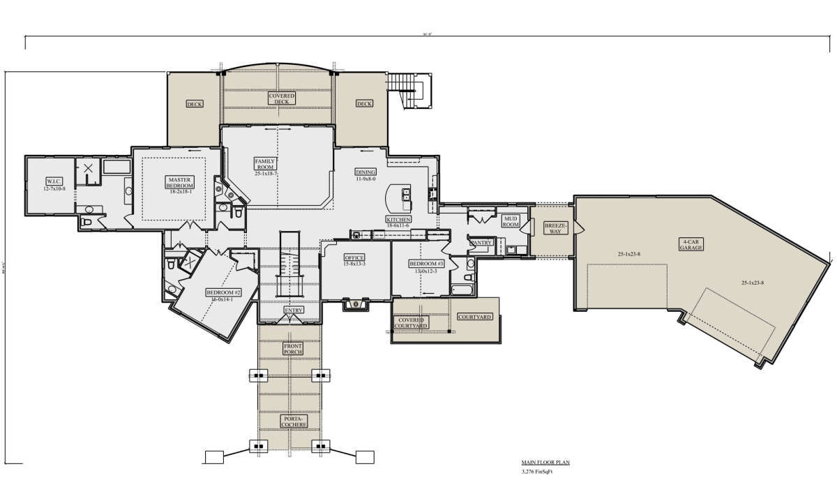 Main Floor  for House Plan #5631-00167