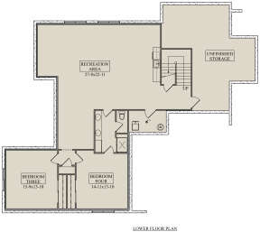 Basement for House Plan #5631-00168