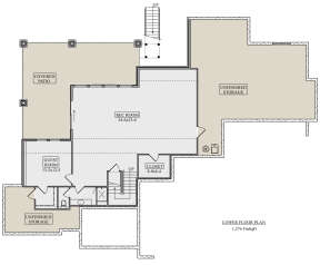 Basement for House Plan #5631-00169