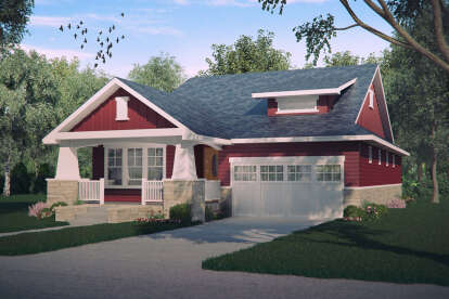Craftsman House Plan #5631-00170 Elevation Photo