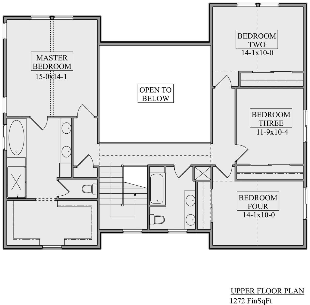 Second Floor for House Plan #5631-00171
