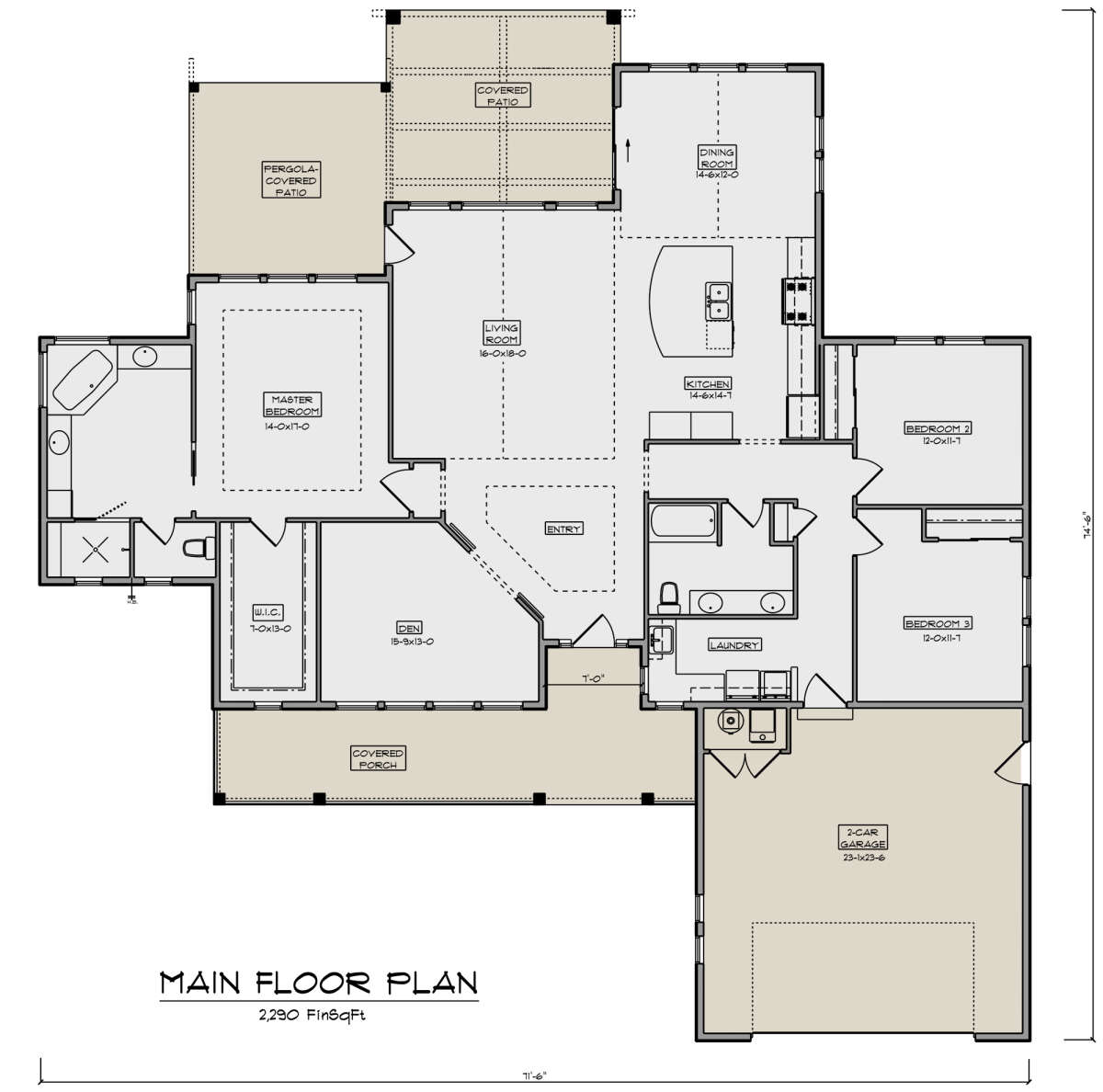 Main Floor  for House Plan #5631-00172