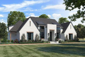 European House Plan #4534-00076 Elevation Photo