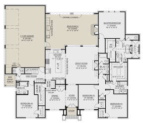 Main Floor  for House Plan #4534-00076