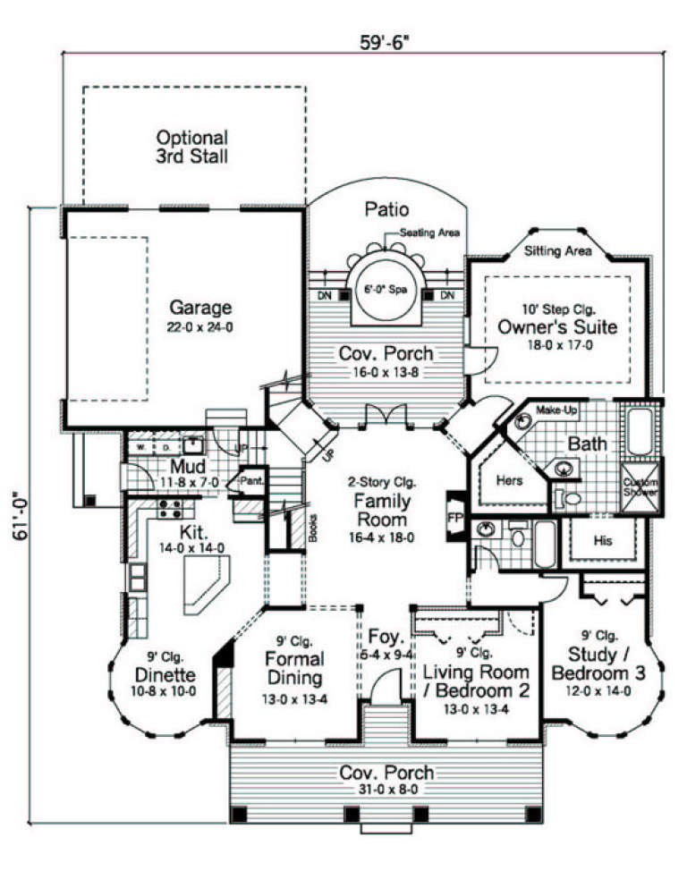 House Plan House Plan #2721 Drawing 1