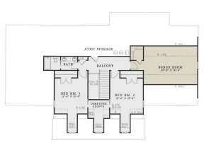 Second Floor for House Plan #110-01098