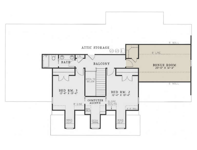 House Plan House Plan #27211 Drawing 2
