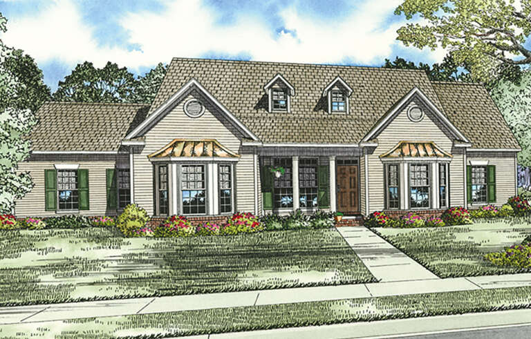 House Plan House Plan #27212 Front Elevation 