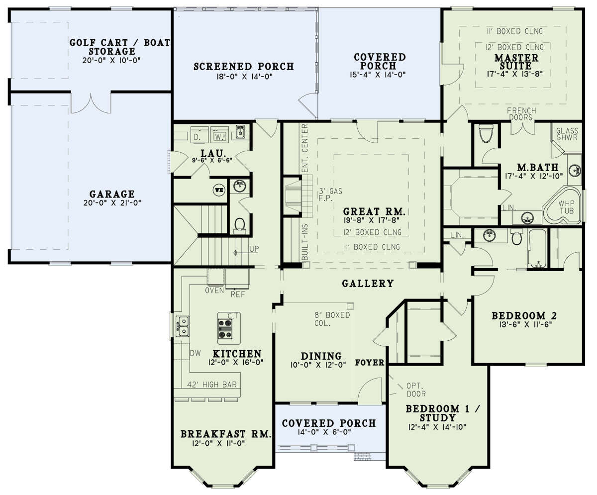 Main Floor  for House Plan #110-01099