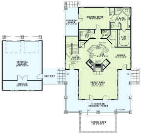 Main Floor  for House Plan #110-01100