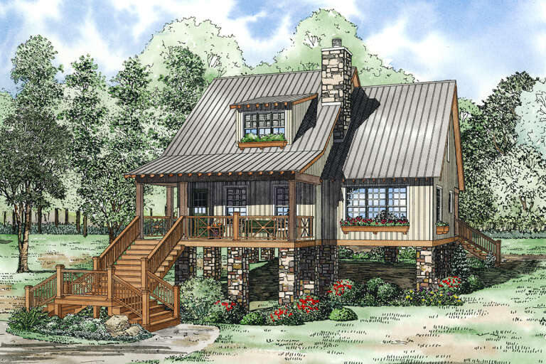 House Plan House Plan #27215 Front Elevation 