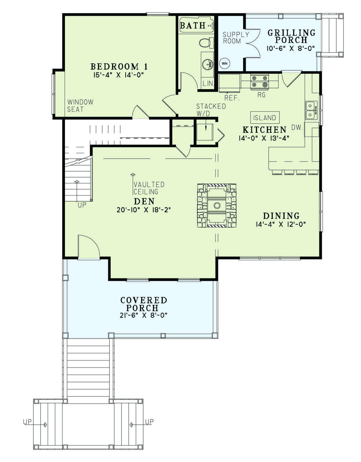 Main Floor  for House Plan #110-01102