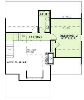 Second Floor for House Plan #110-01102
