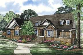 Traditional House Plan #110-01103 Elevation Photo