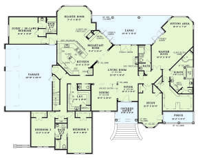 Main Floor  for House Plan #110-01103