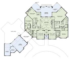 Main Floor  for House Plan #110-01104