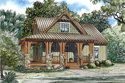 House Plan House Plan #27218 Front Elevation 