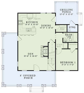 Main Floor  for House Plan #110-01105