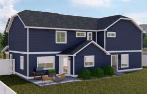 Traditional House Plan #2802-00155 Elevation Photo