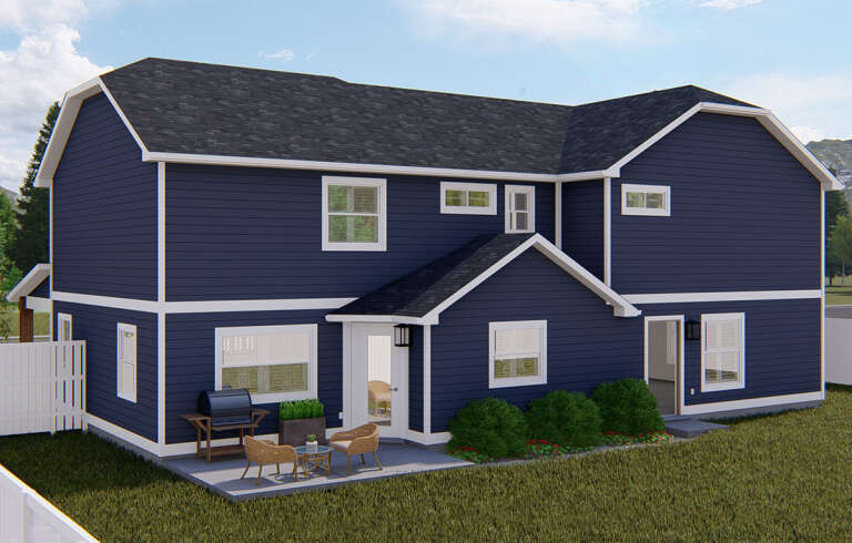 Traditional House Plan #2802-00155 Elevation Photo