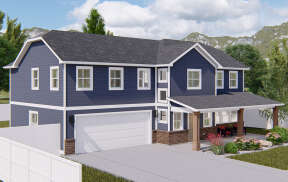 Traditional House Plan #2802-00155 Elevation Photo