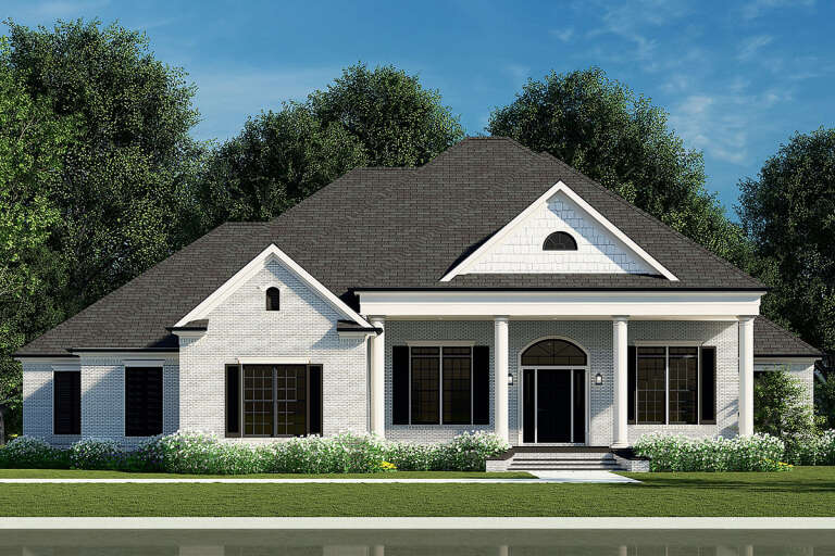 House Plan House Plan #27220 Front Elevation 