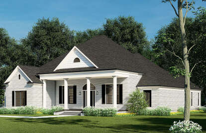 Traditional House Plan #8318-00257 Elevation Photo