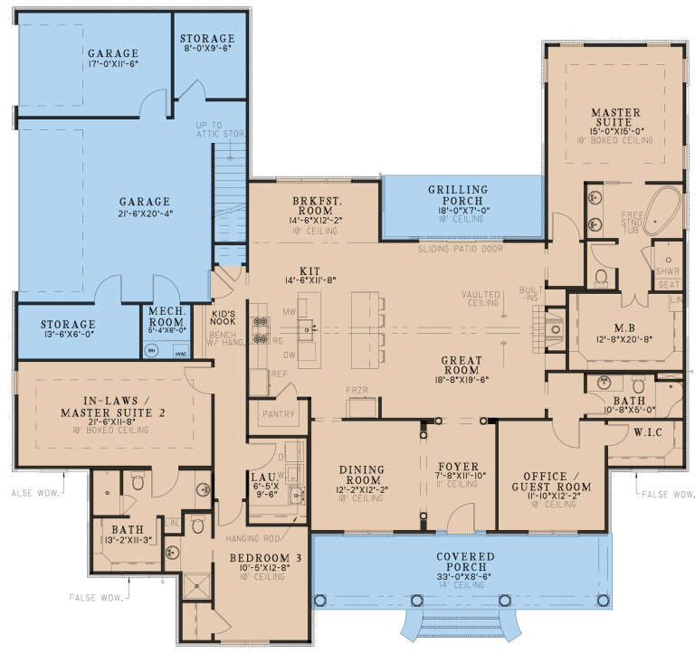 House Plan House Plan #27220 Drawing 1