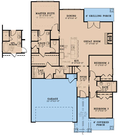 Main Floor  for House Plan #8318-00258