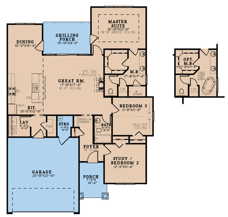 House Plan House Plan #27222 Drawing 1