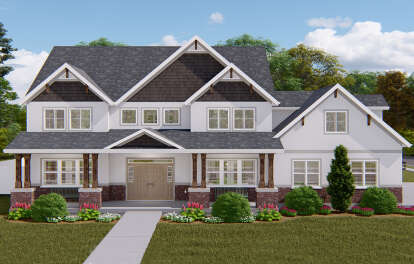 Craftsman House Plan #2802-00156 Elevation Photo