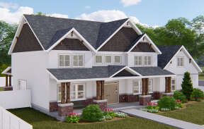 Craftsman House Plan #2802-00156 Elevation Photo