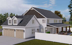 Craftsman House Plan #2802-00156 Elevation Photo