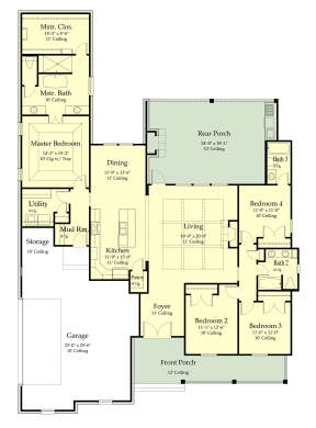 Main Floor  for House Plan #7516-00058