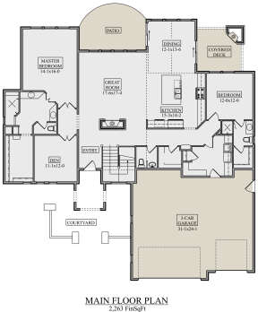 Main Floor  for House Plan #5631-00174