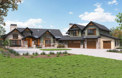 4 Bed, 4 Bath, 4097 Square Foot House Plan - #5631-00175