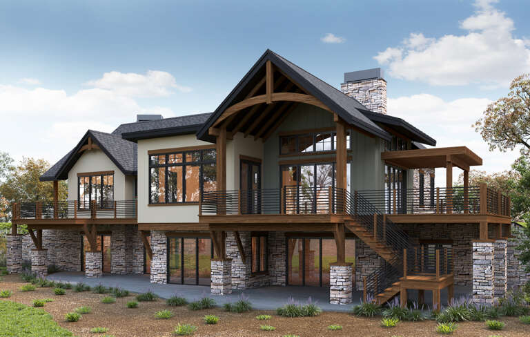 Craftsman House Plan #5631-00175 Elevation Photo