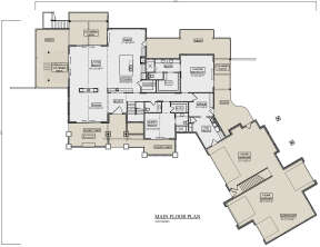 Main Floor  for House Plan #5631-00175