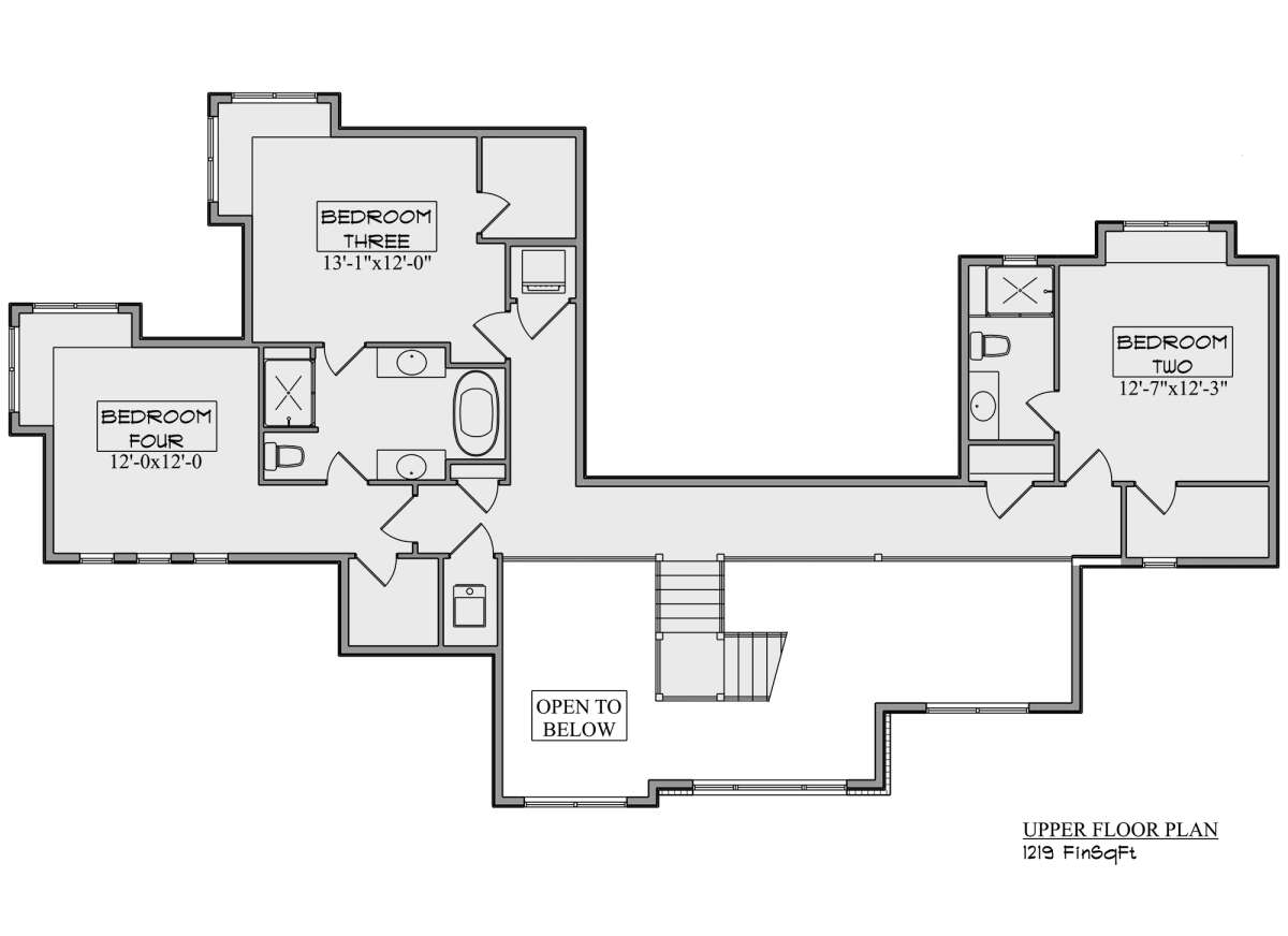 Second Floor for House Plan #5631-00177
