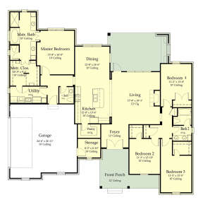 Main Floor  for House Plan #7516-00059