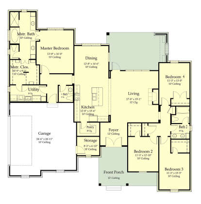 Main Floor  for House Plan #7516-00059