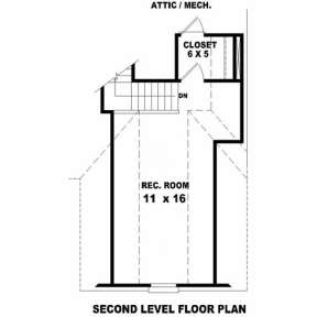 Floorplan 2 for House Plan #053-00391