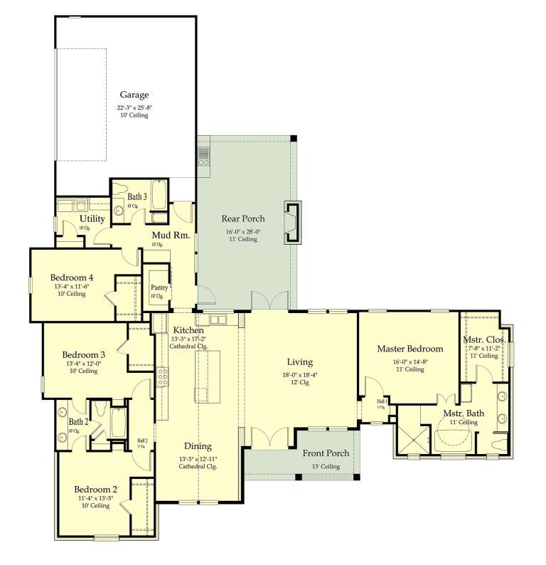 House Plan House Plan #27230 Drawing 1