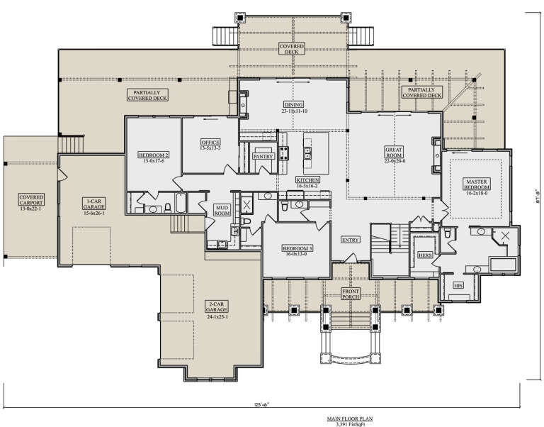 House Plan House Plan #27232 Drawing 1