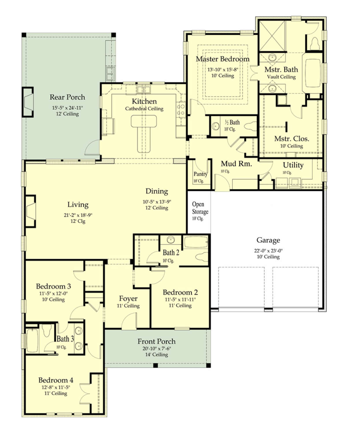 Main Floor  for House Plan #7516-00061