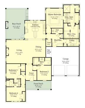 Main Floor  for House Plan #7516-00061